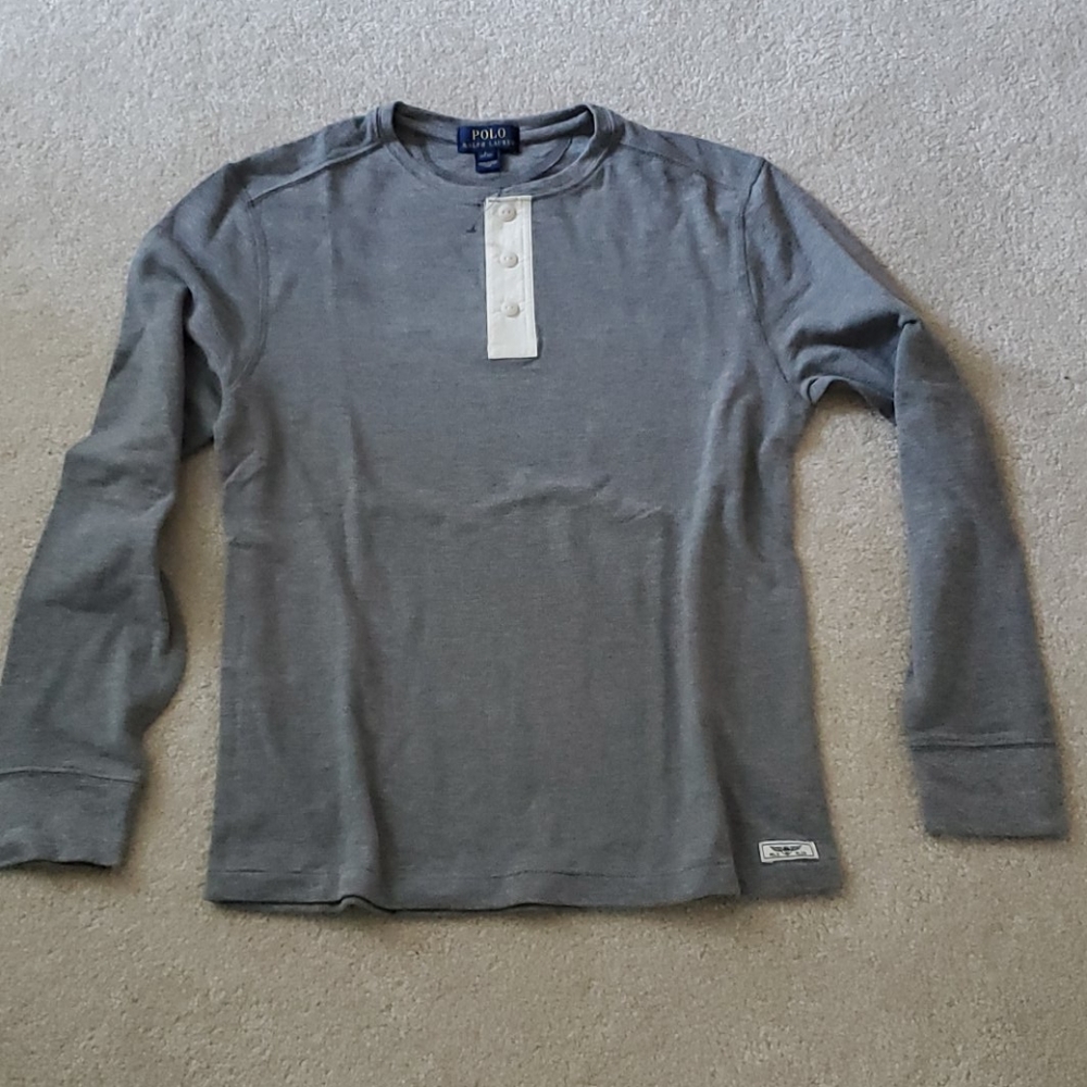 New without tags Polo crew long sleeve shirt 14/16